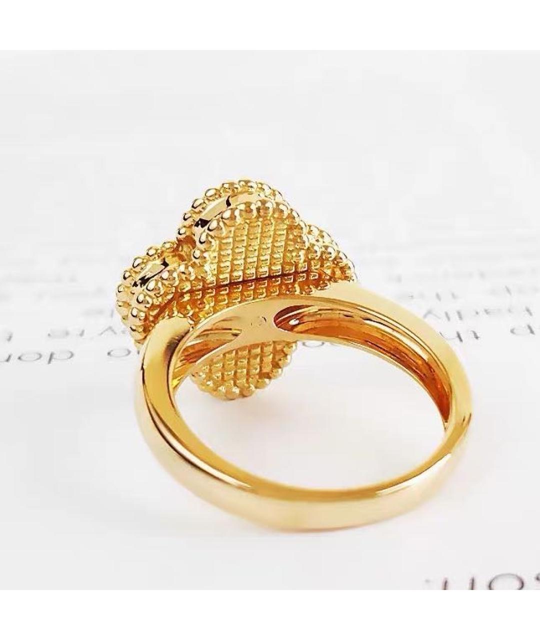 VAN CLEEF & ARPELS Черное кольцо из желтого золота, фото 5