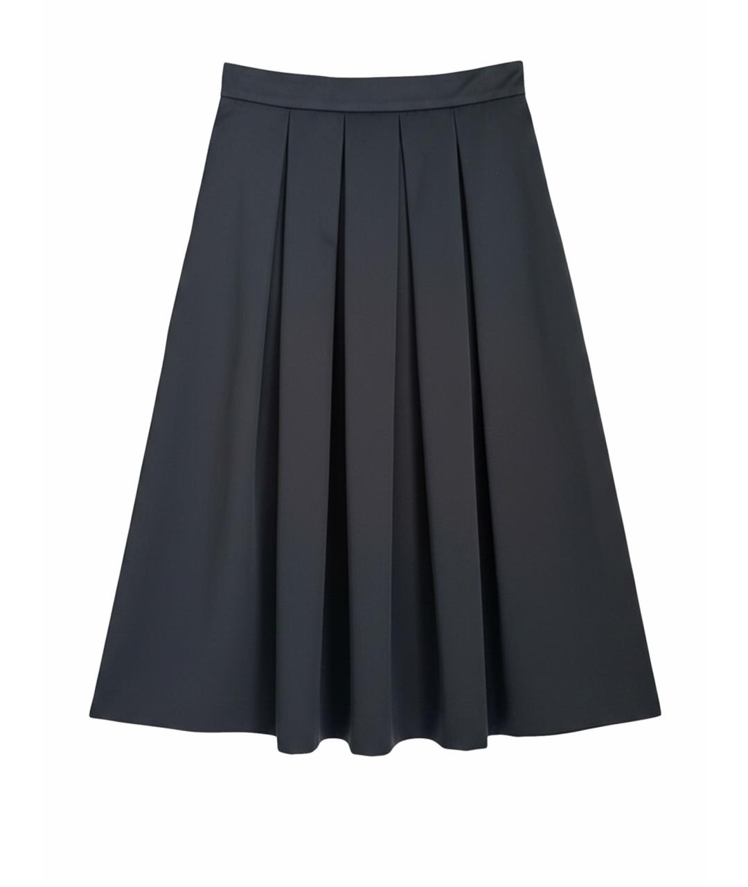 MAX MARA Черная юбка миди, фото 1