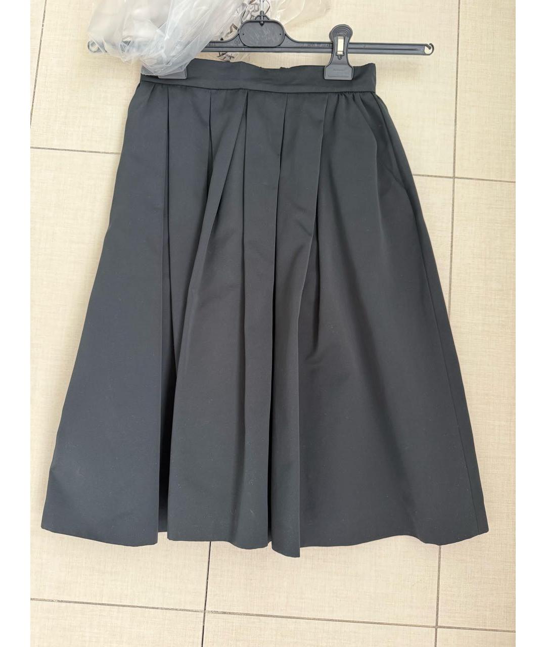 MAX MARA Черная юбка миди, фото 6