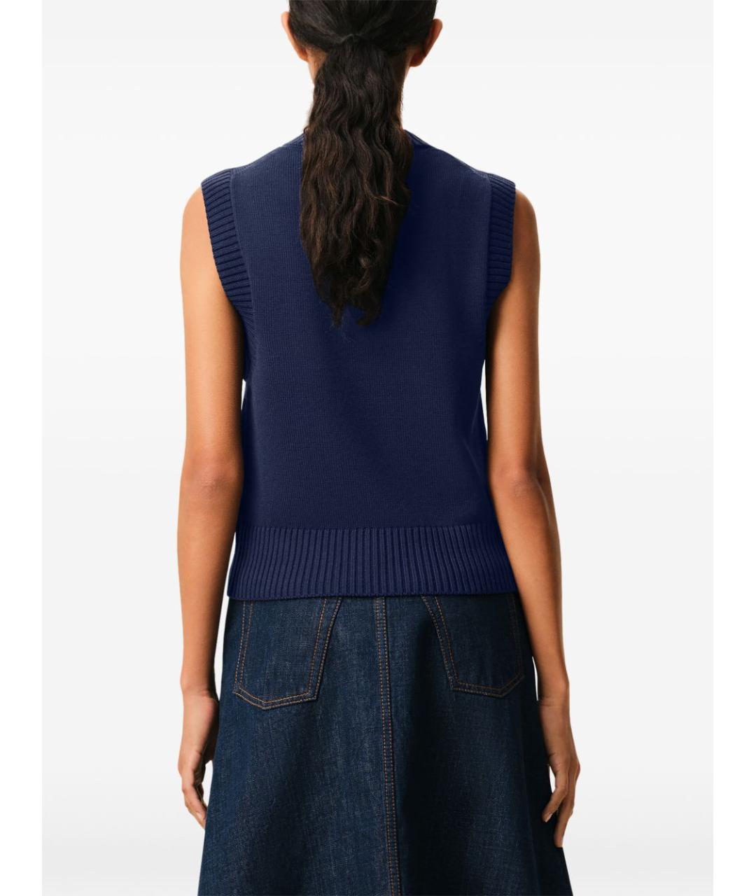 Ami Paris Синяя шерстяная жилетка, фото 5