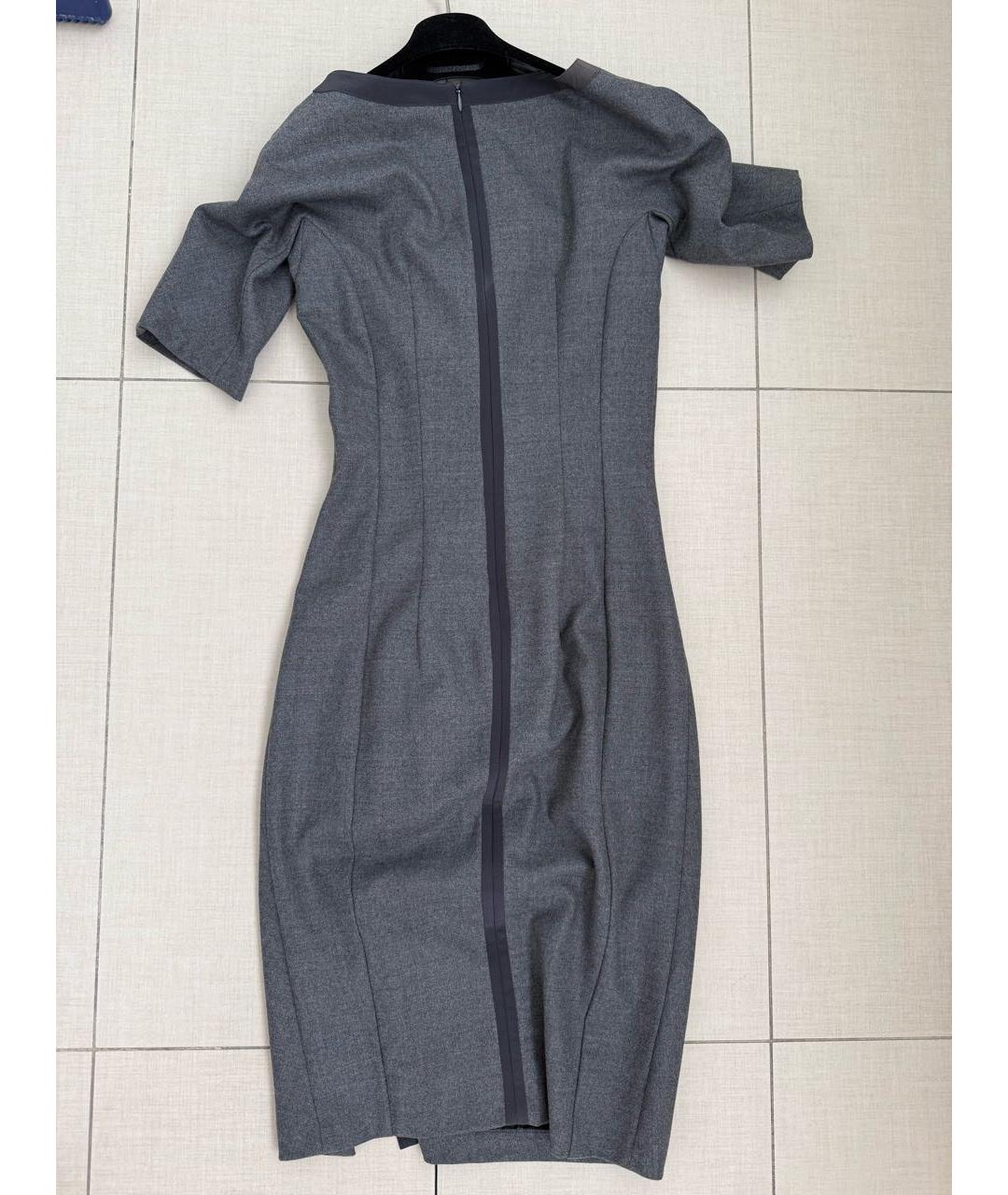 SPORTMAX Серое повседневное платье, фото 2