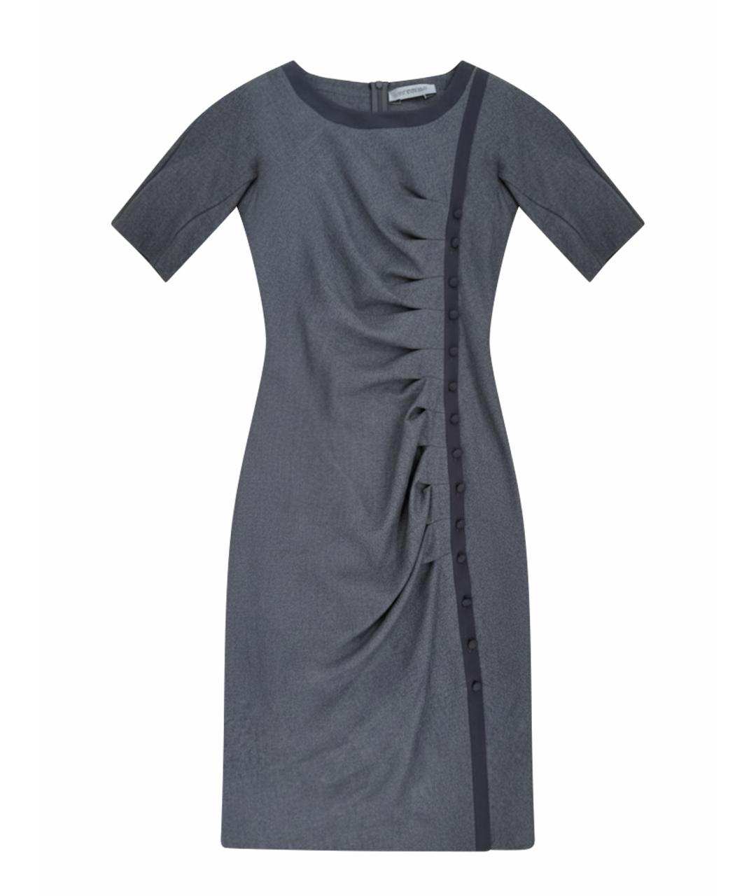 SPORTMAX Серое повседневное платье, фото 1