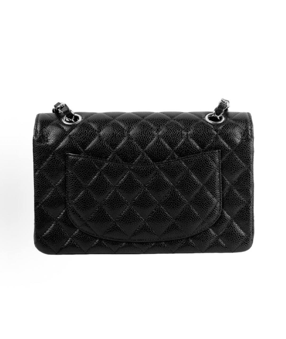 CHANEL Черная кожаная сумка через плечо, фото 2