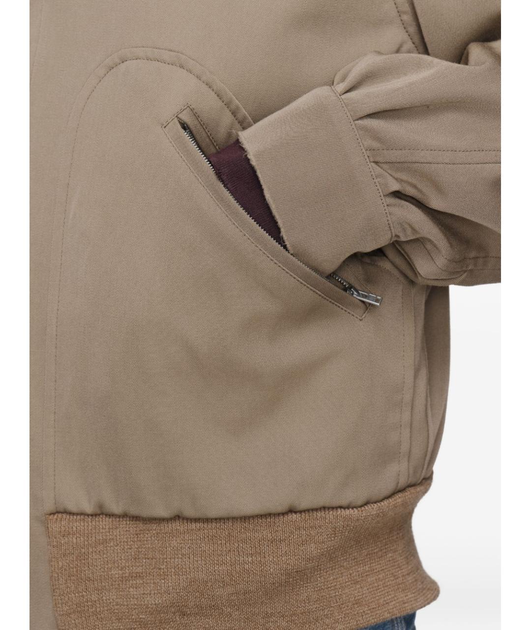 MAISON MARGIELA Бежевая шерстяная куртка, фото 4