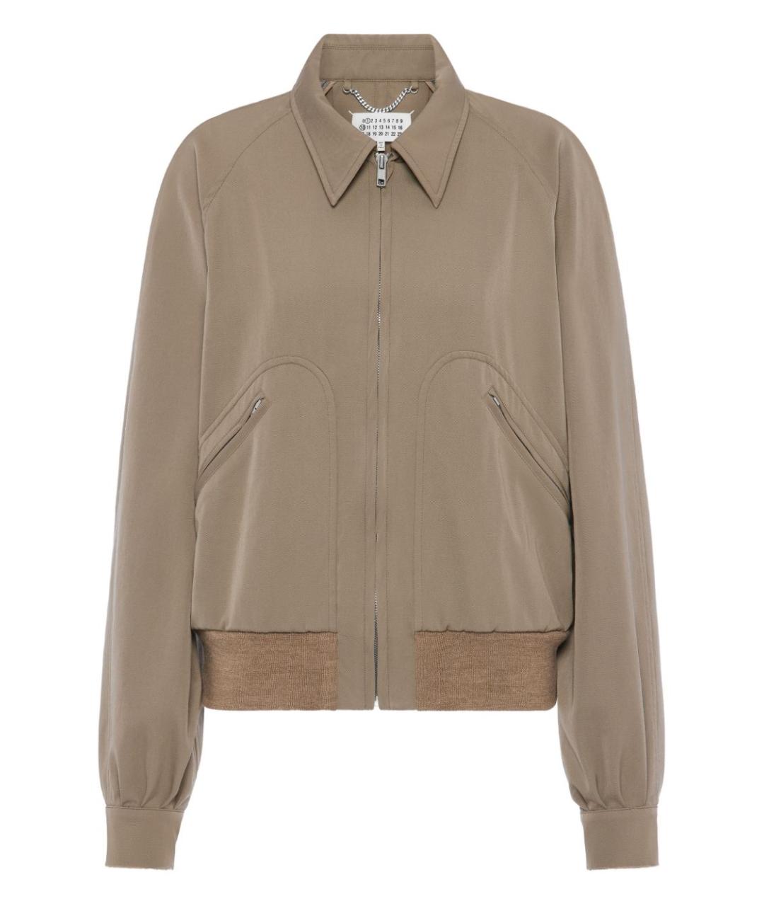 MAISON MARGIELA Бежевая шерстяная куртка, фото 1