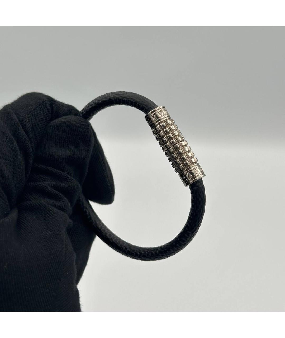 LOUIS VUITTON Черный браслет, фото 3