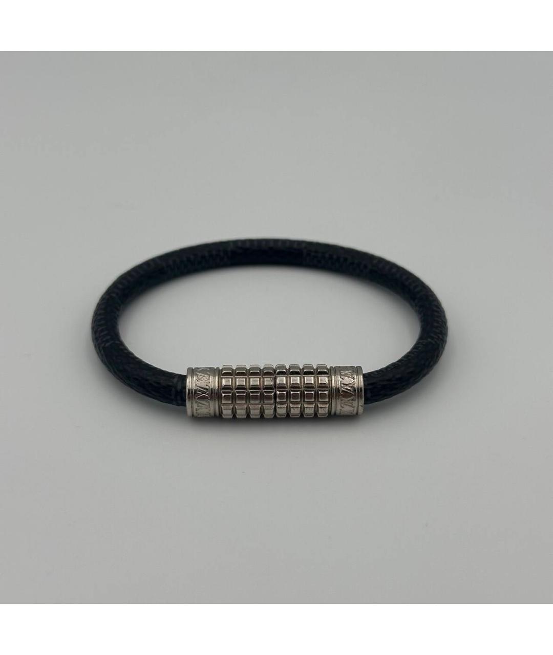 LOUIS VUITTON Черный браслет, фото 4