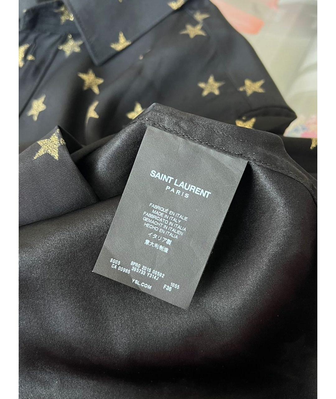 SAINT LAURENT Черная рубашка, фото 5