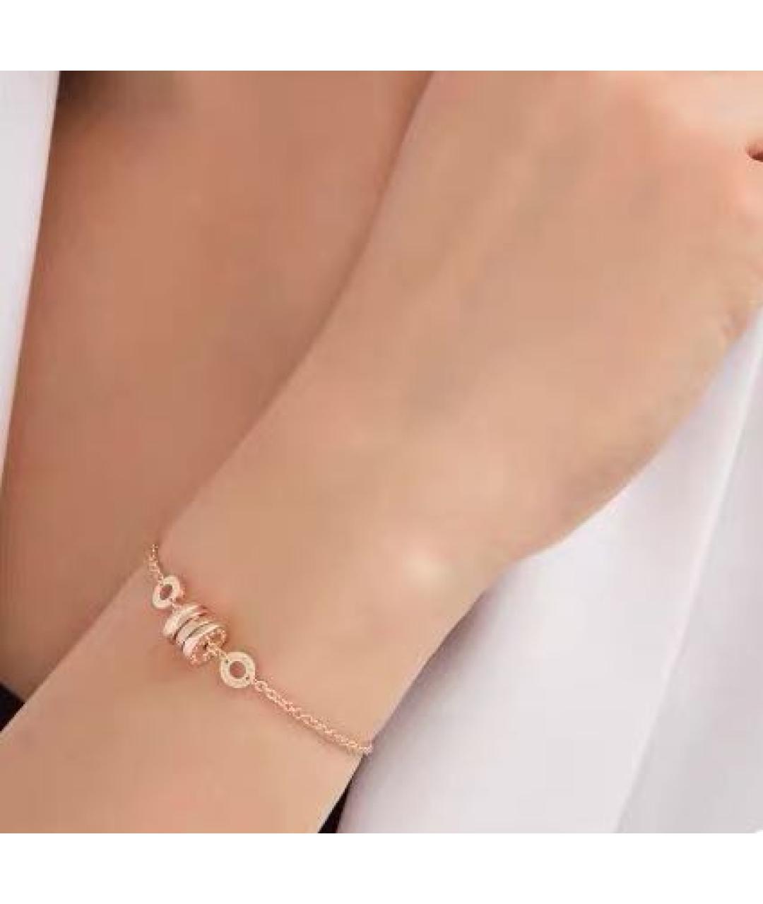 BVLGARI Золотой браслет из розового золота, фото 6