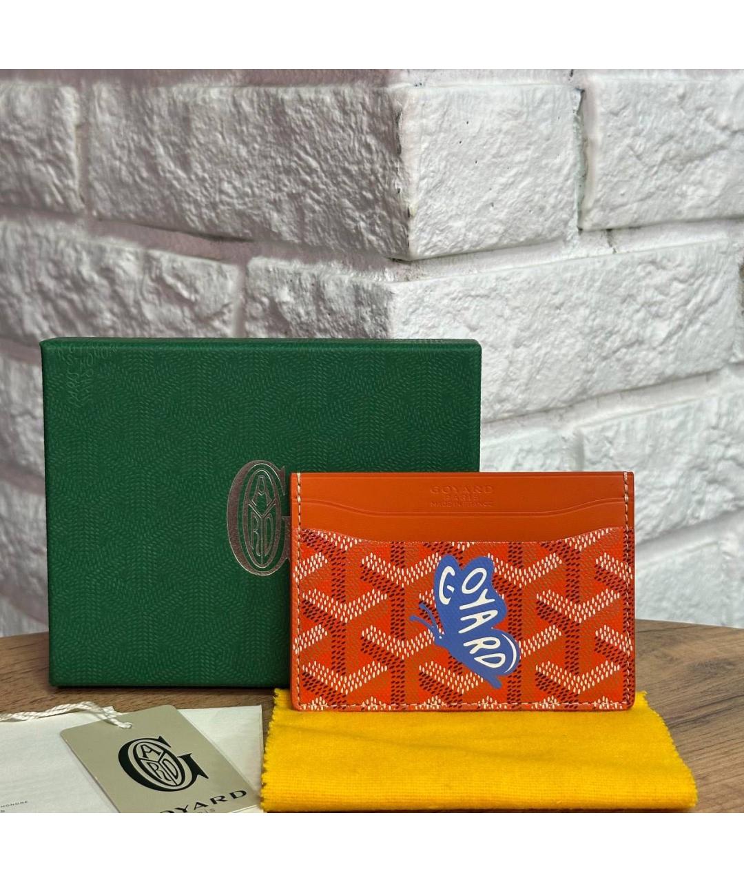 GOYARD Оранжевый кардхолдер, фото 2