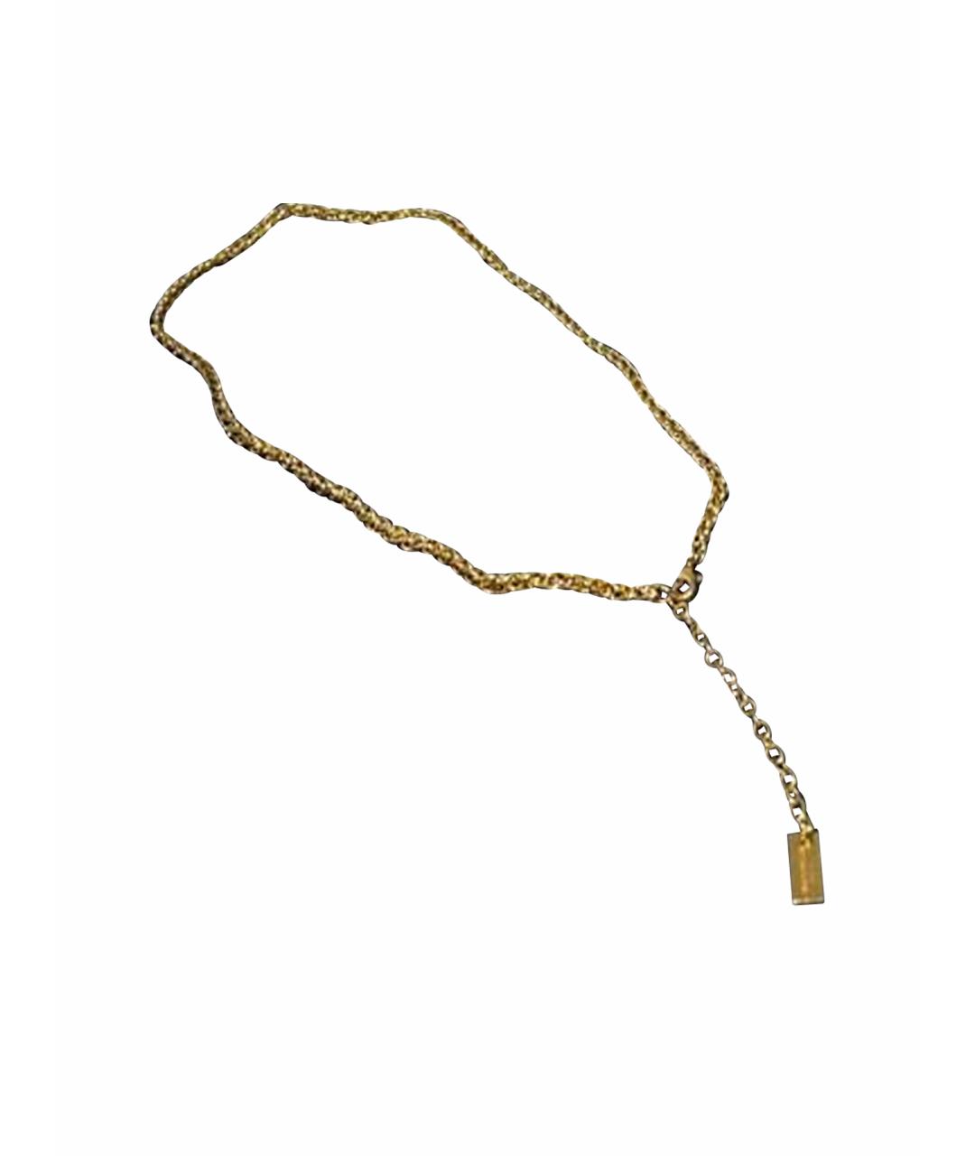 SAINT LAURENT Золотой чокер, фото 1