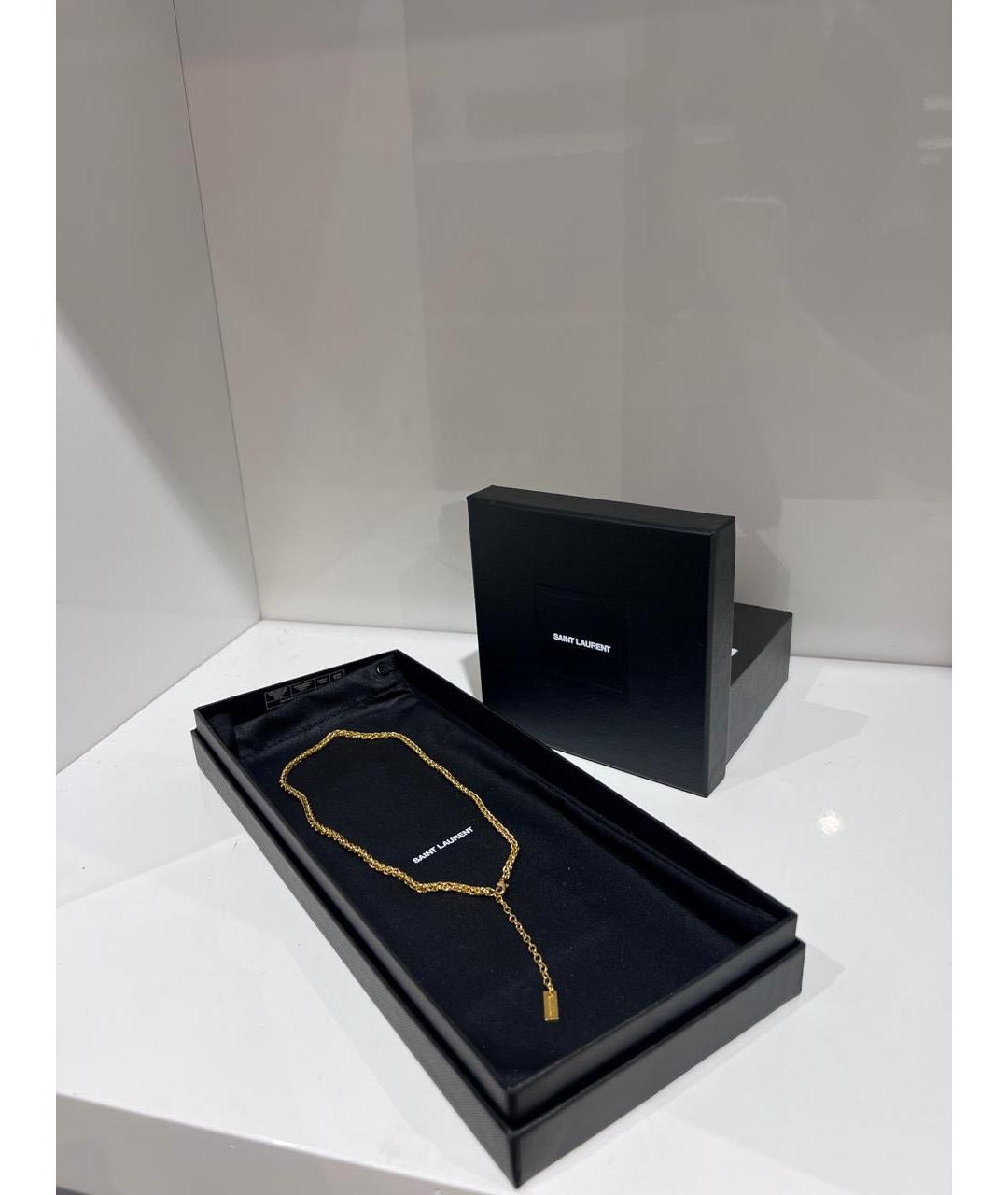 SAINT LAURENT Золотой чокер, фото 3