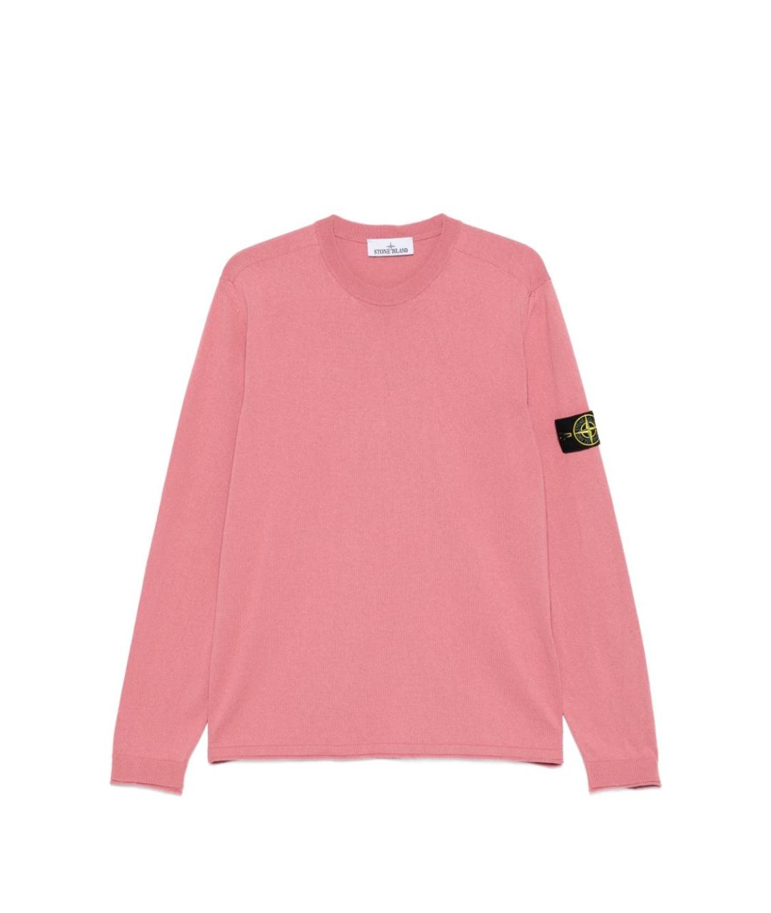 STONE ISLAND Розовый джемпер / свитер, фото 1