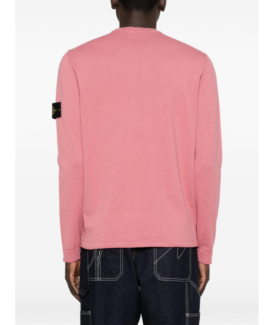 STONE ISLAND Розовый джемпер / свитер, фото 4