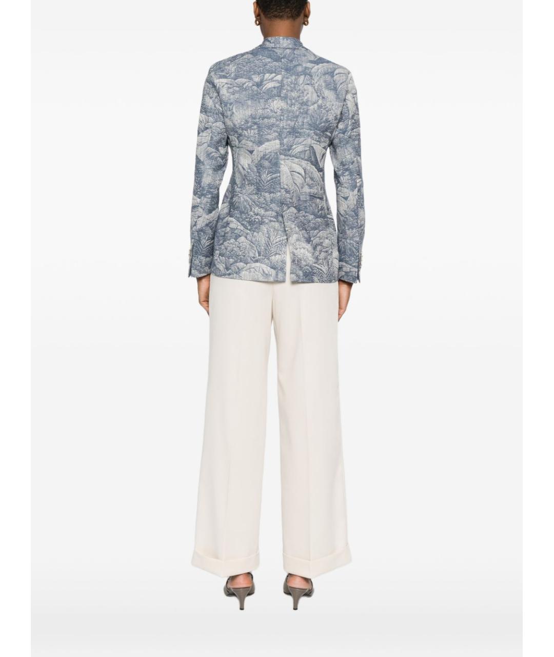 L.B.M. 1911 Голубой хлопковый жакет/пиджак, фото 5