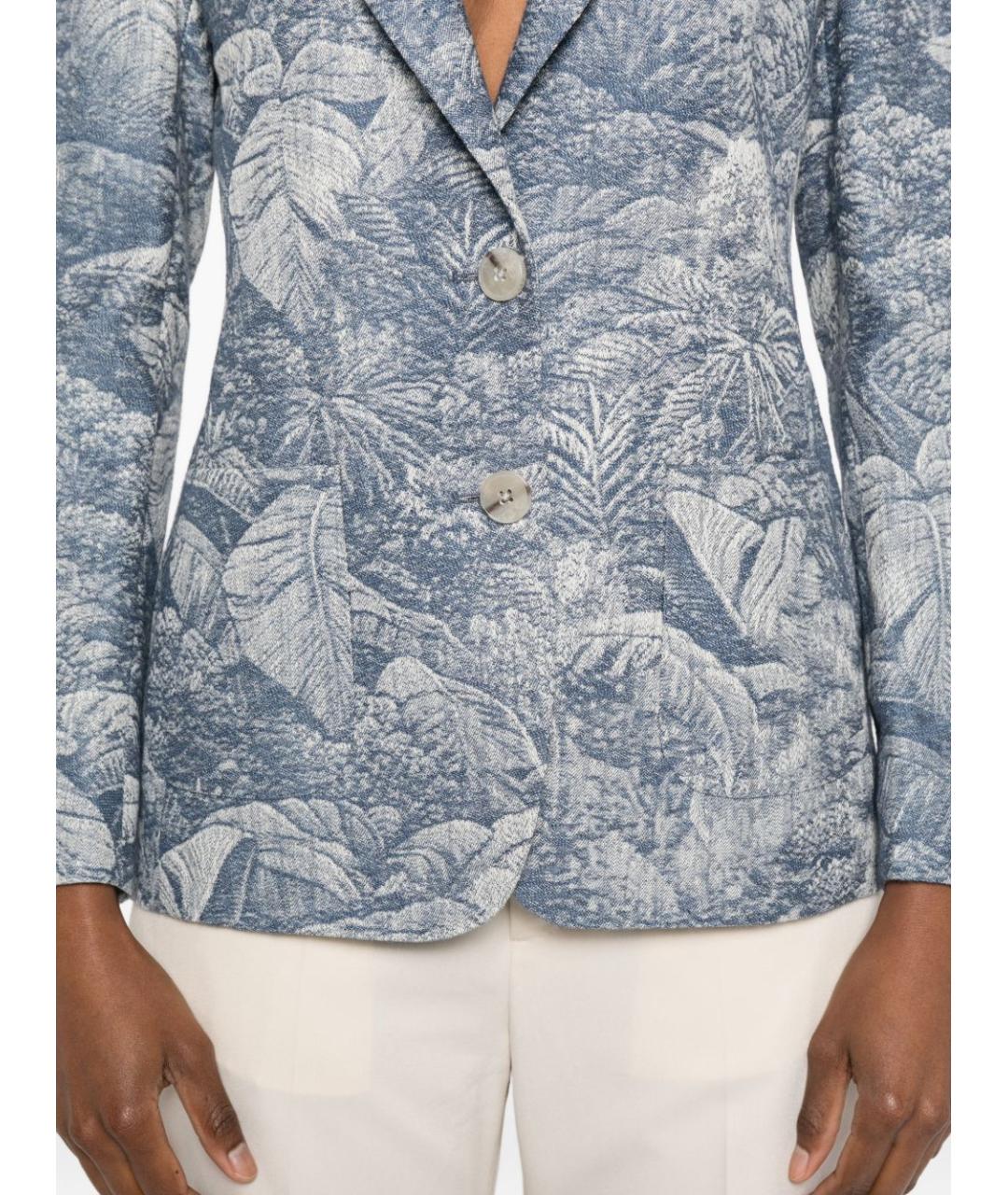 L.B.M. 1911 Голубой хлопковый жакет/пиджак, фото 4