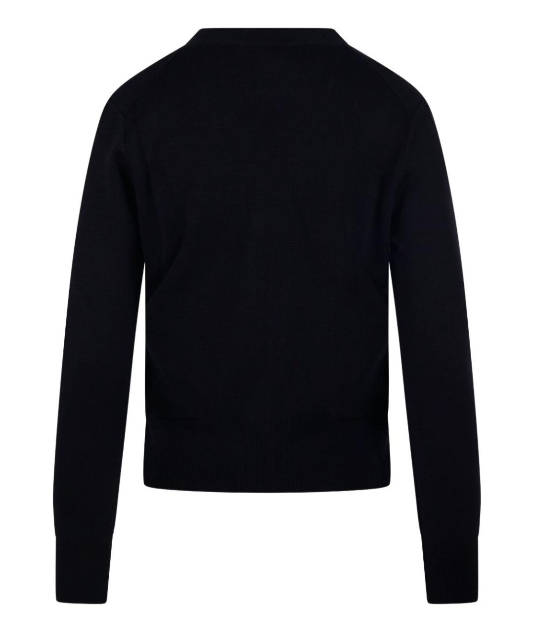 Ami Paris Черный шерстяной кардиган, фото 2