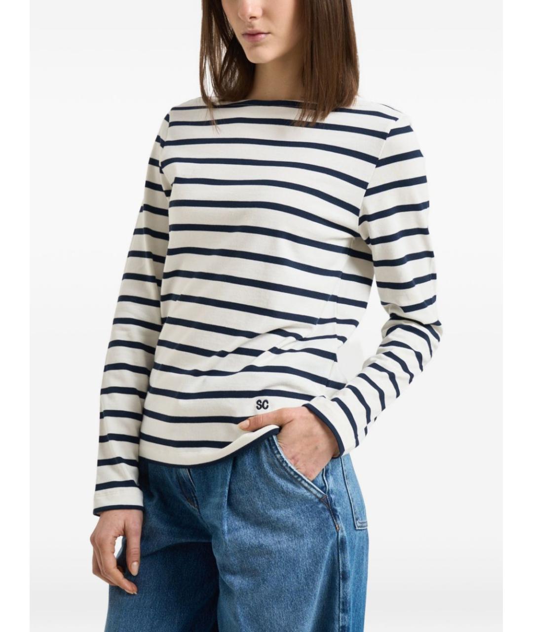 SEMICOUTURE Синий хлопковый джемпер / свитер, фото 6