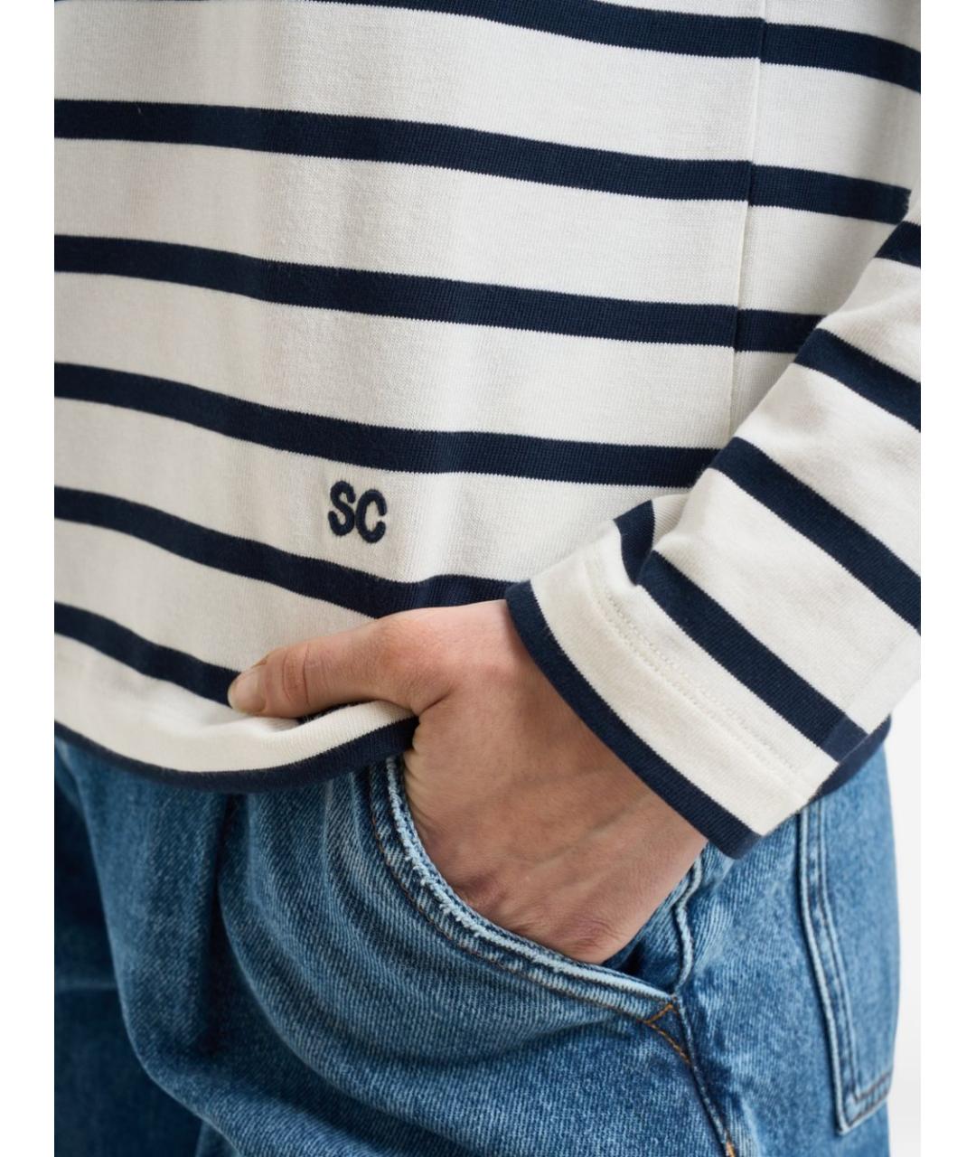 SEMICOUTURE Синий хлопковый джемпер / свитер, фото 4