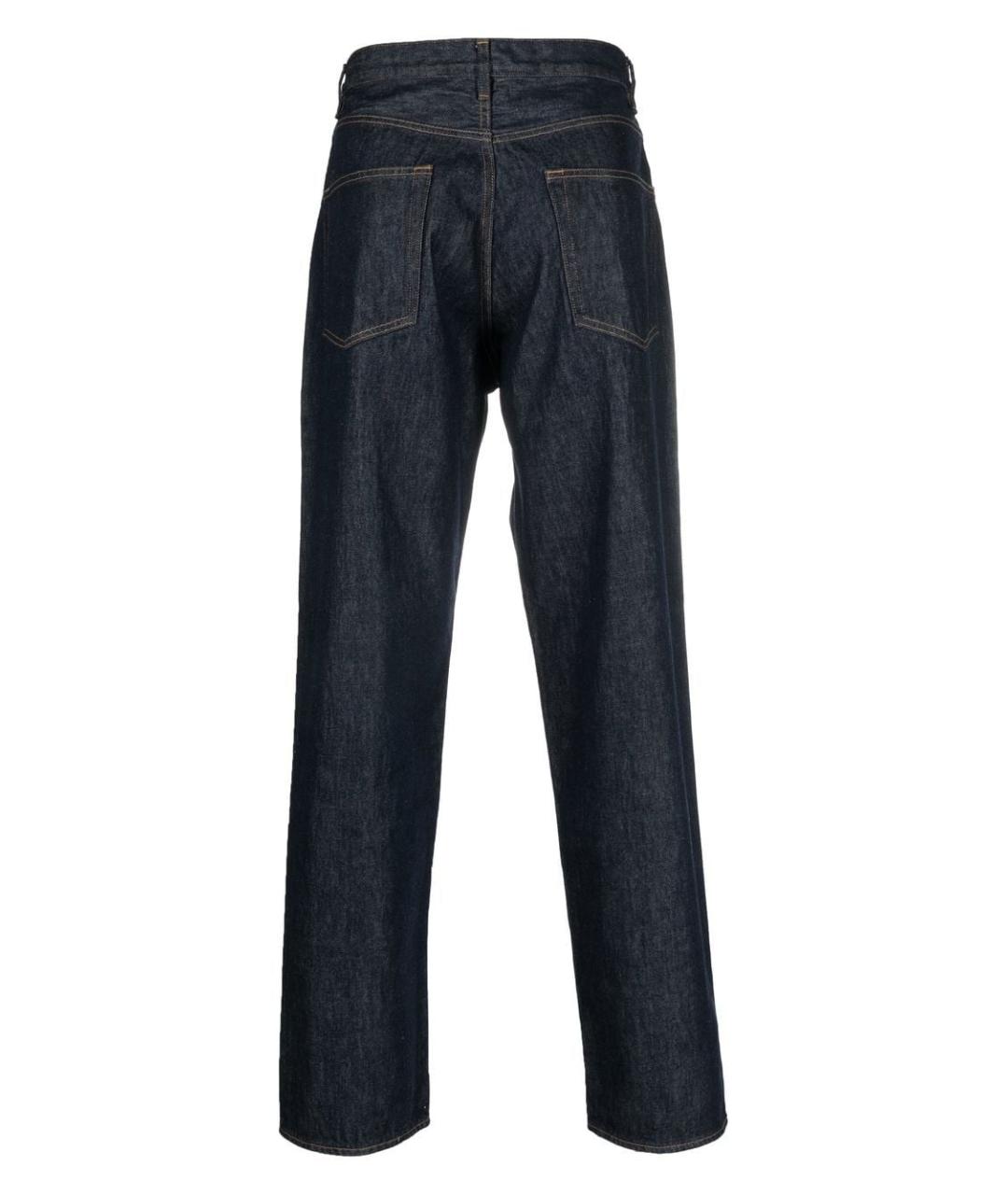 AURALEE Синие хлопковые прямые джинсы, фото 2