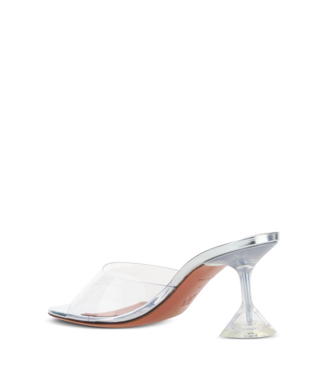 Amina Muaddi Серые мюли, фото 6