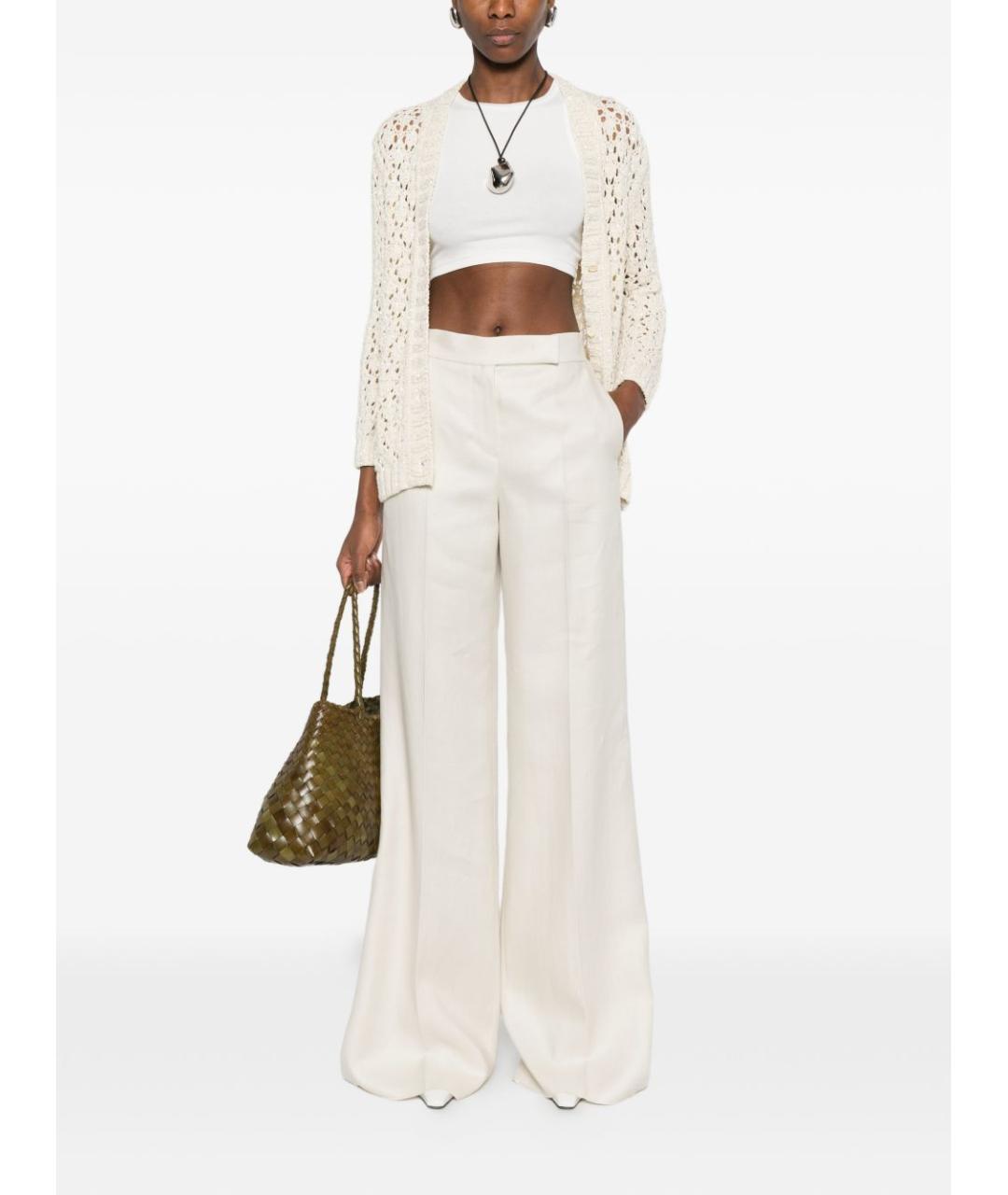 FABIANA FILIPPI Белый хлопковый кардиган, фото 5