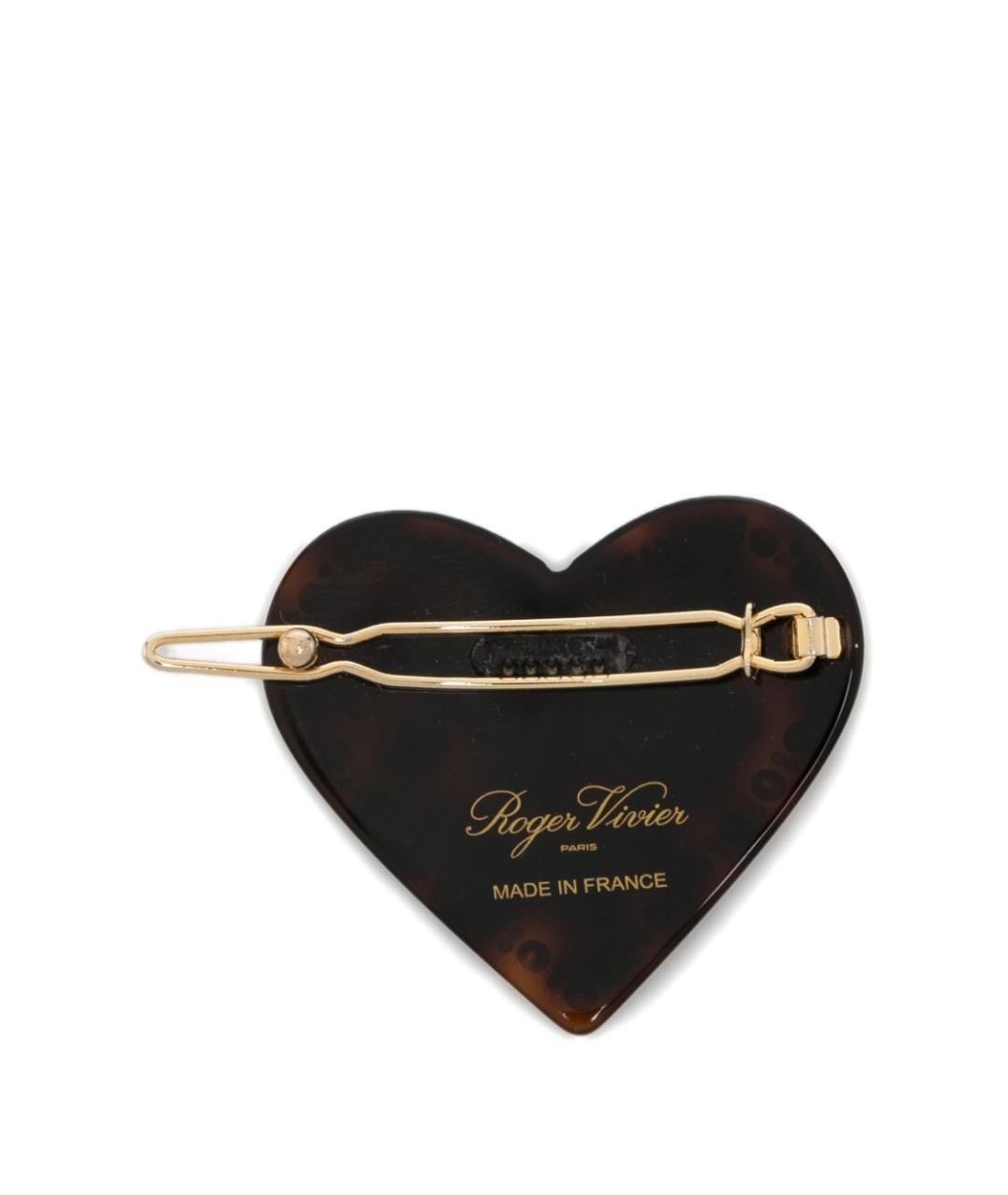 ROGER VIVIER Коричневая заколка, фото 2