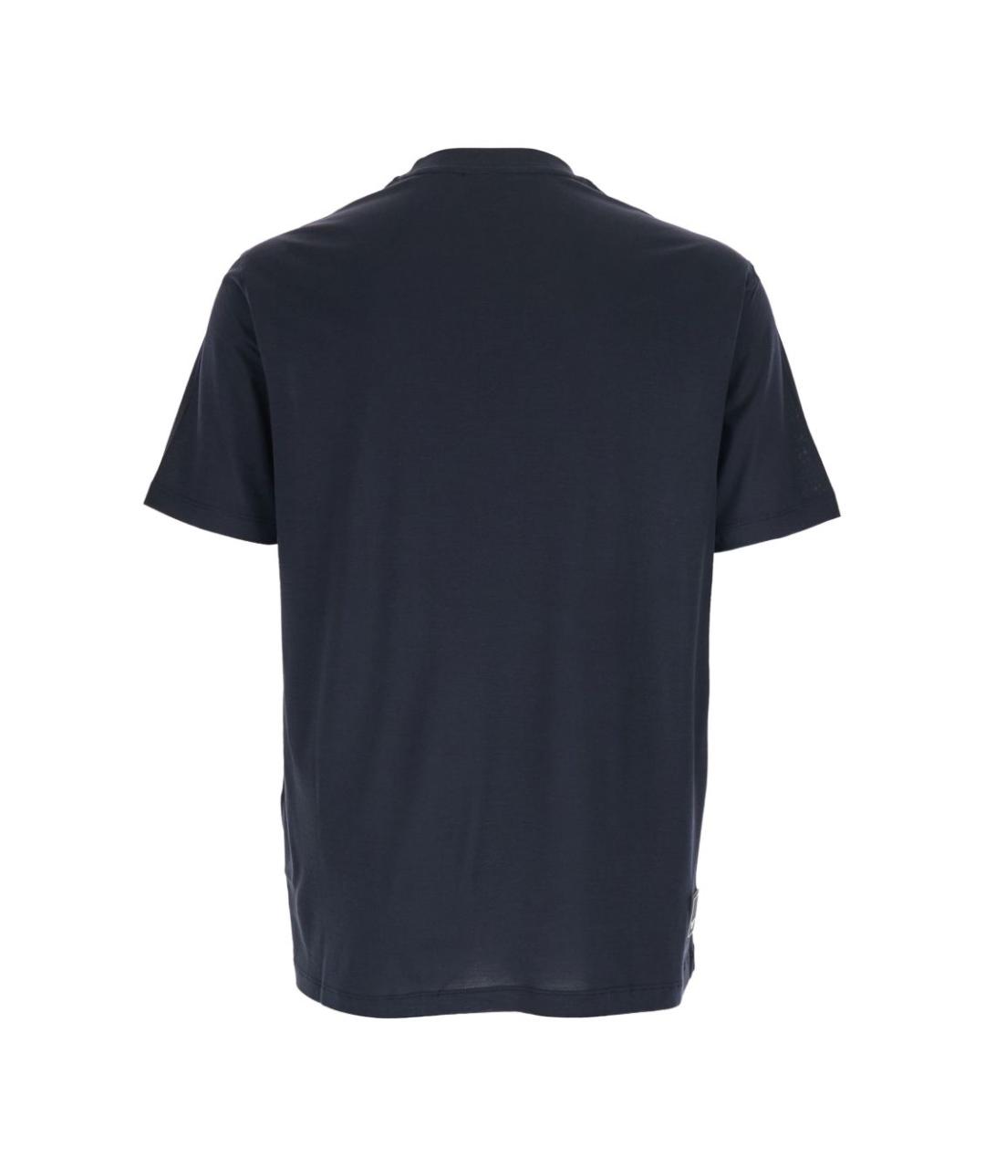 EMPORIO ARMANI Темно-синяя футболка, фото 3