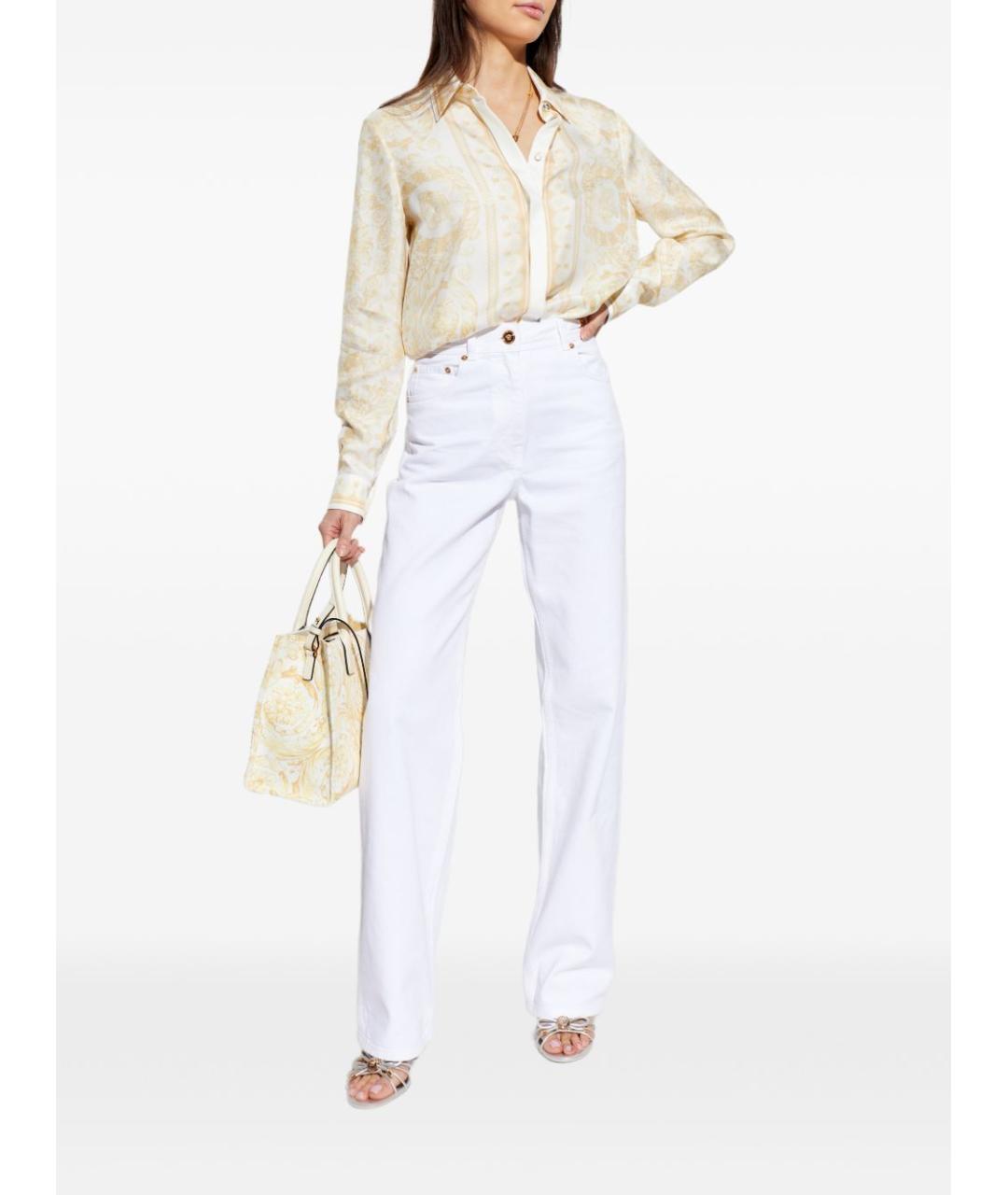 VERSACE Мульти шелковая рубашка, фото 5