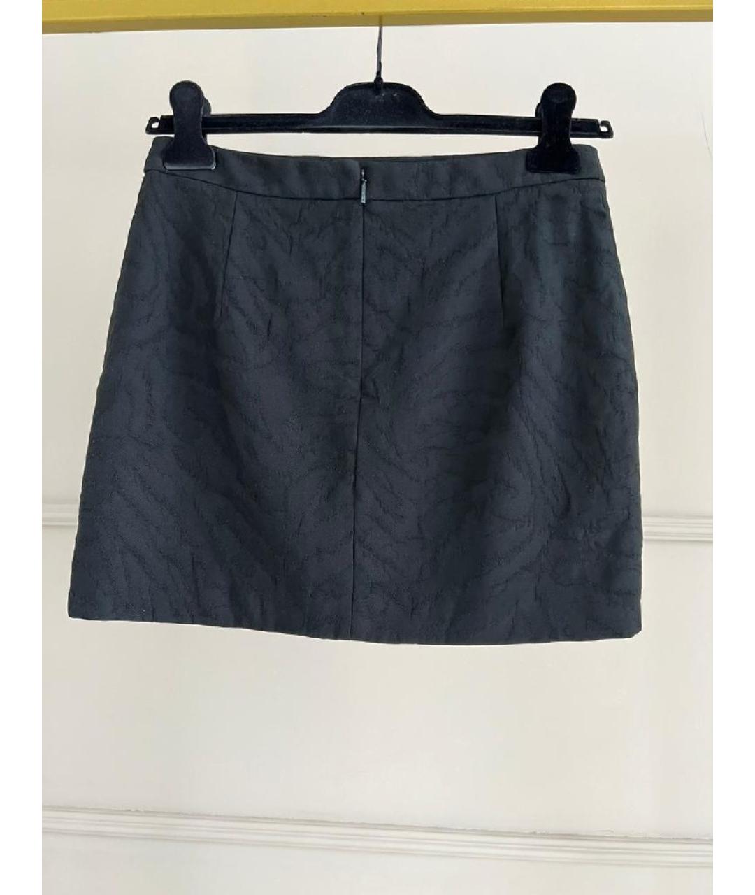 SAINT LAURENT Черная юбка миди, фото 2