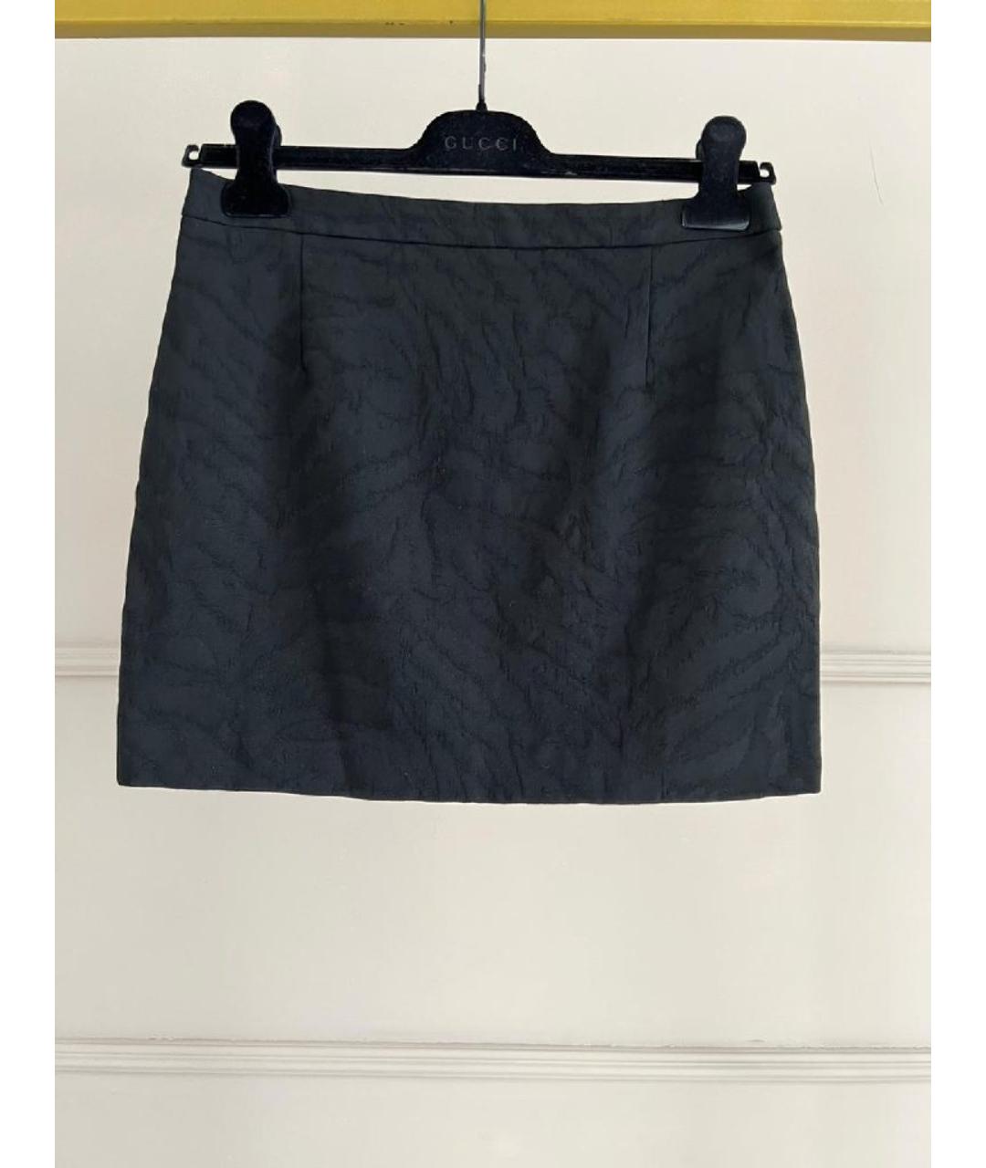 SAINT LAURENT Черная юбка миди, фото 6