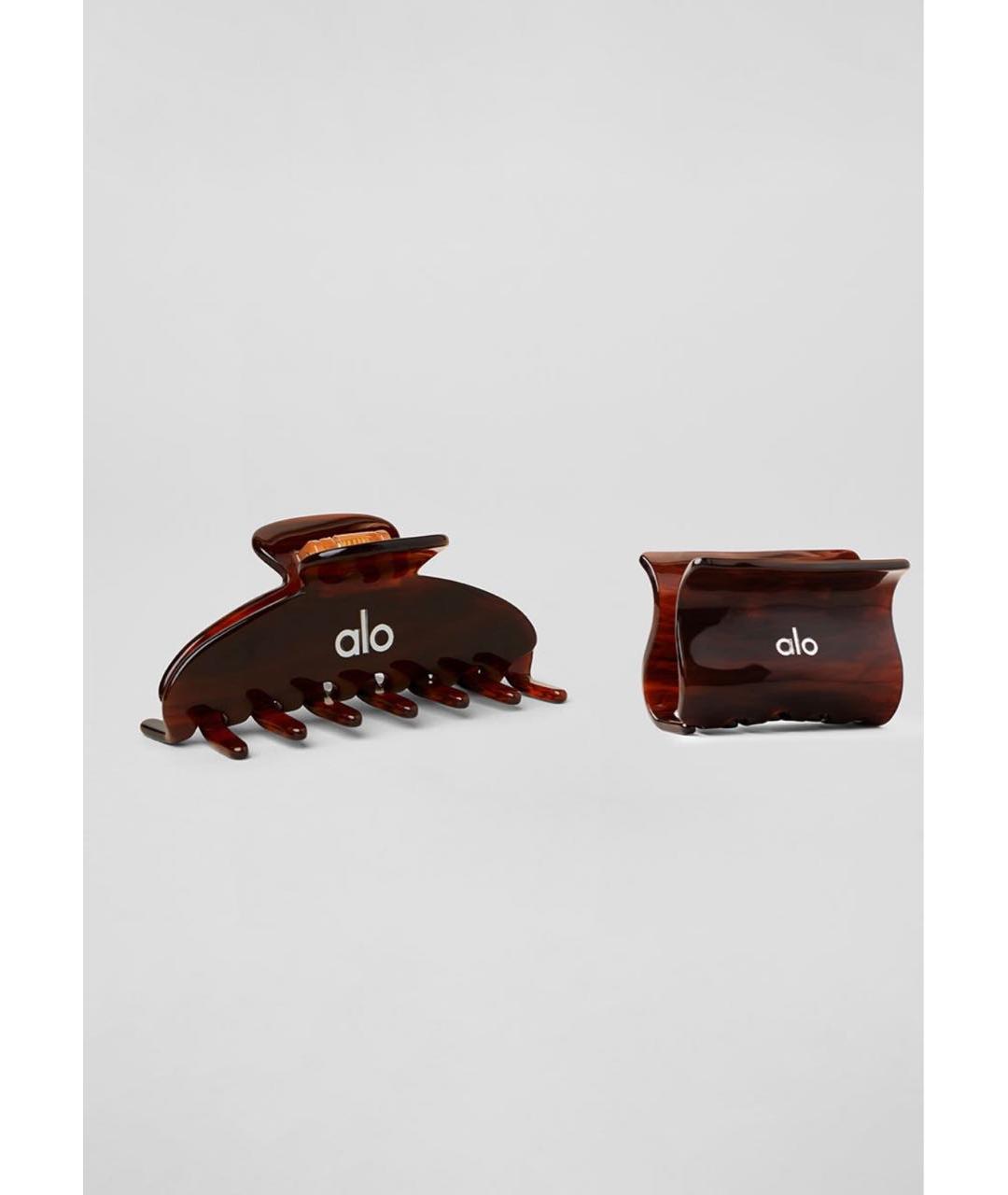 ALO YOGA Коричневая заколка, фото 2