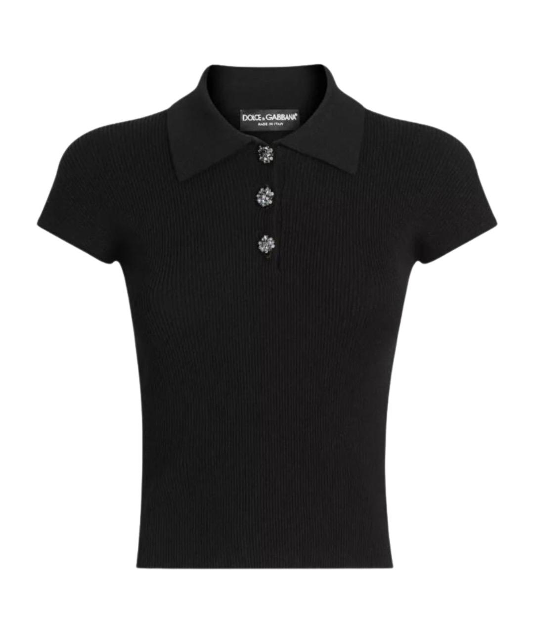 DOLCE&GABBANA Черная вискозная блузы, фото 1