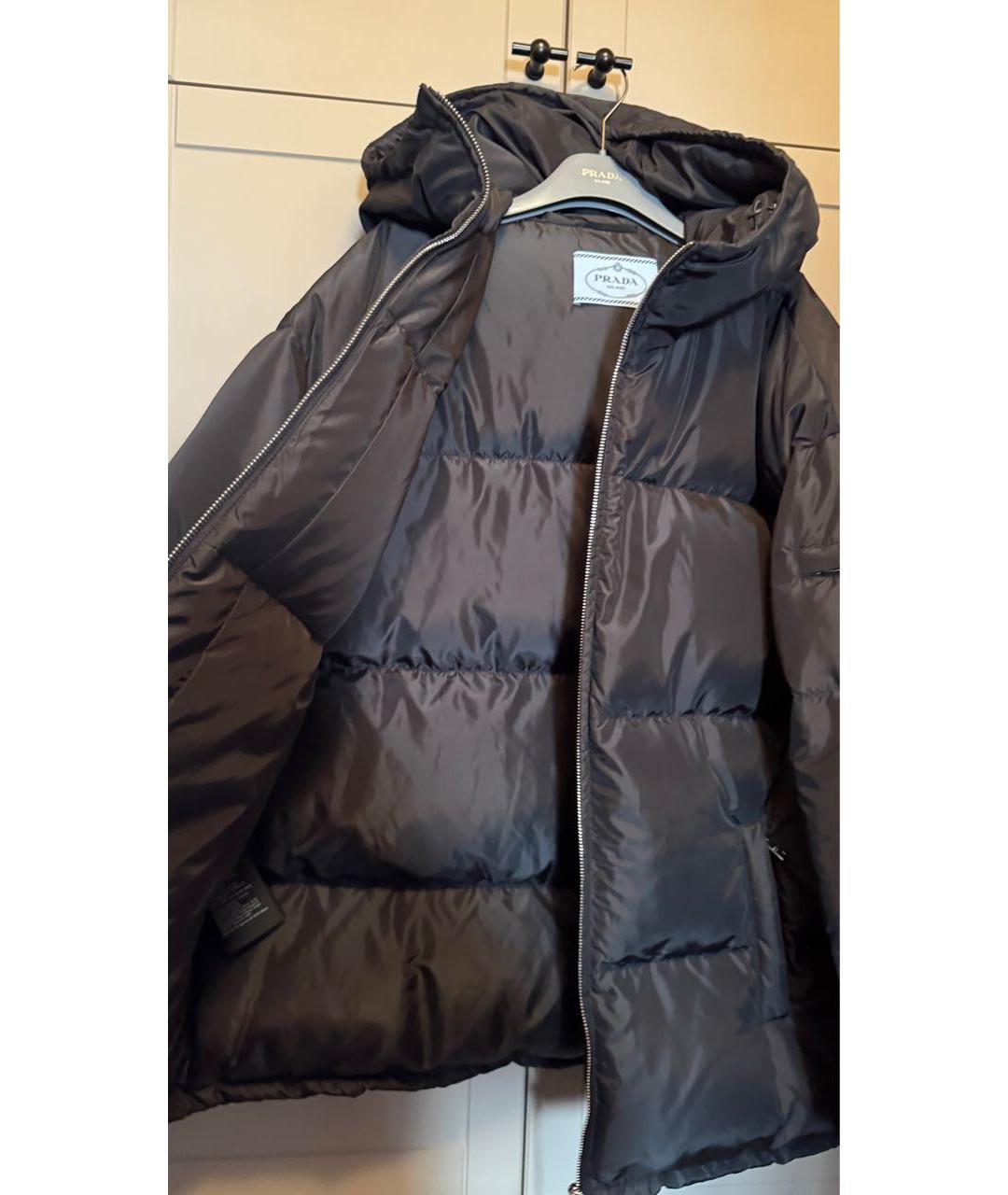 PRADA Черный пуховик, фото 3
