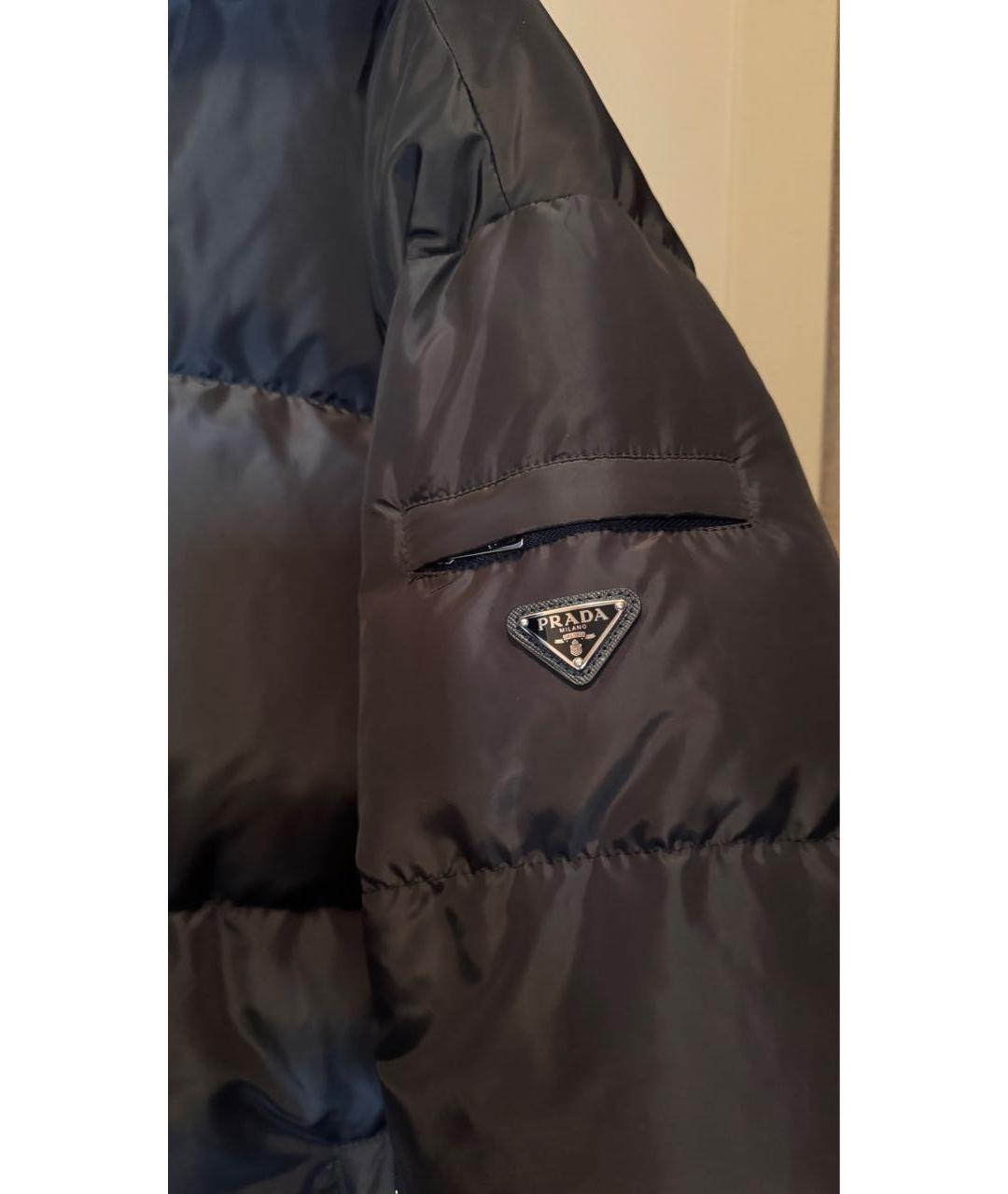 PRADA Черный пуховик, фото 4