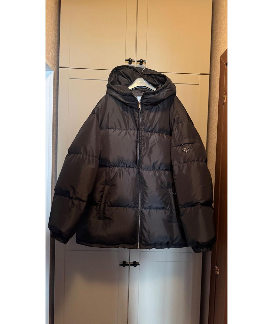 PRADA Черный пуховик, фото 6