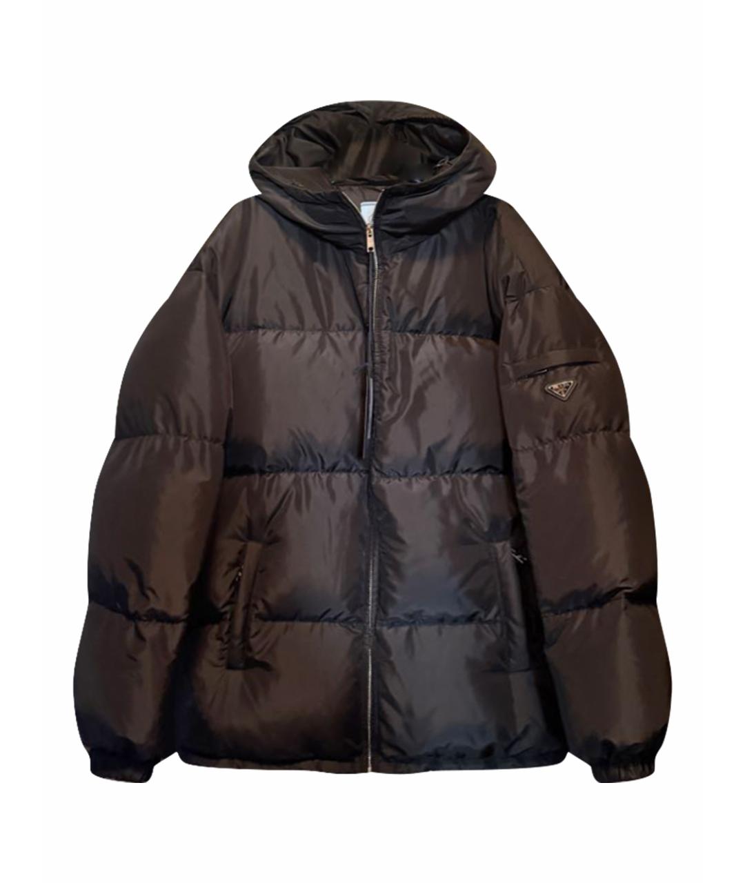 PRADA Черный пуховик, фото 1