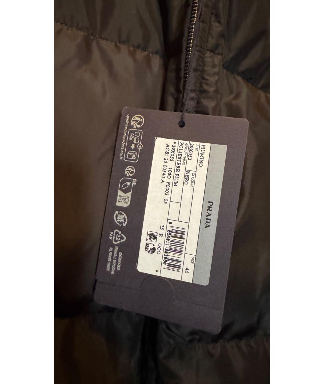 PRADA Черный пуховик, фото 5