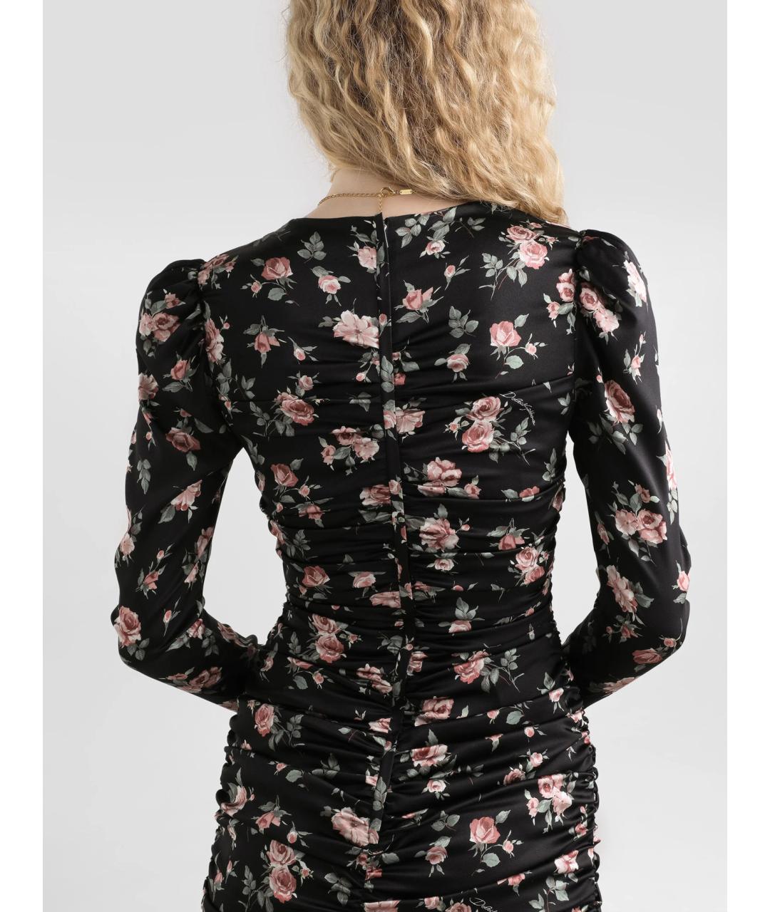 DOLCE&GABBANA Мульти коктейльное платье, фото 3