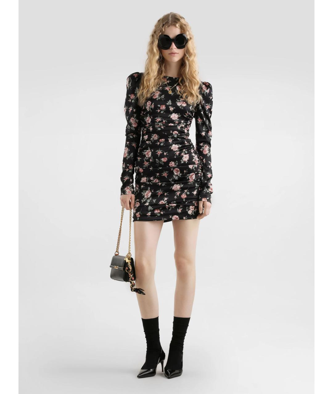 DOLCE&GABBANA Мульти коктейльное платье, фото 2