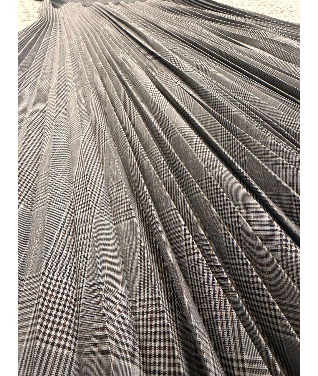 PRADA Серое шерстяное повседневное платье, фото 3