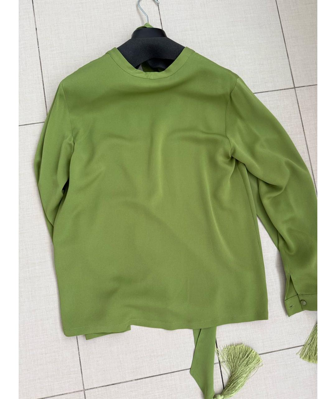 MAX MARA Зеленая блузы, фото 2