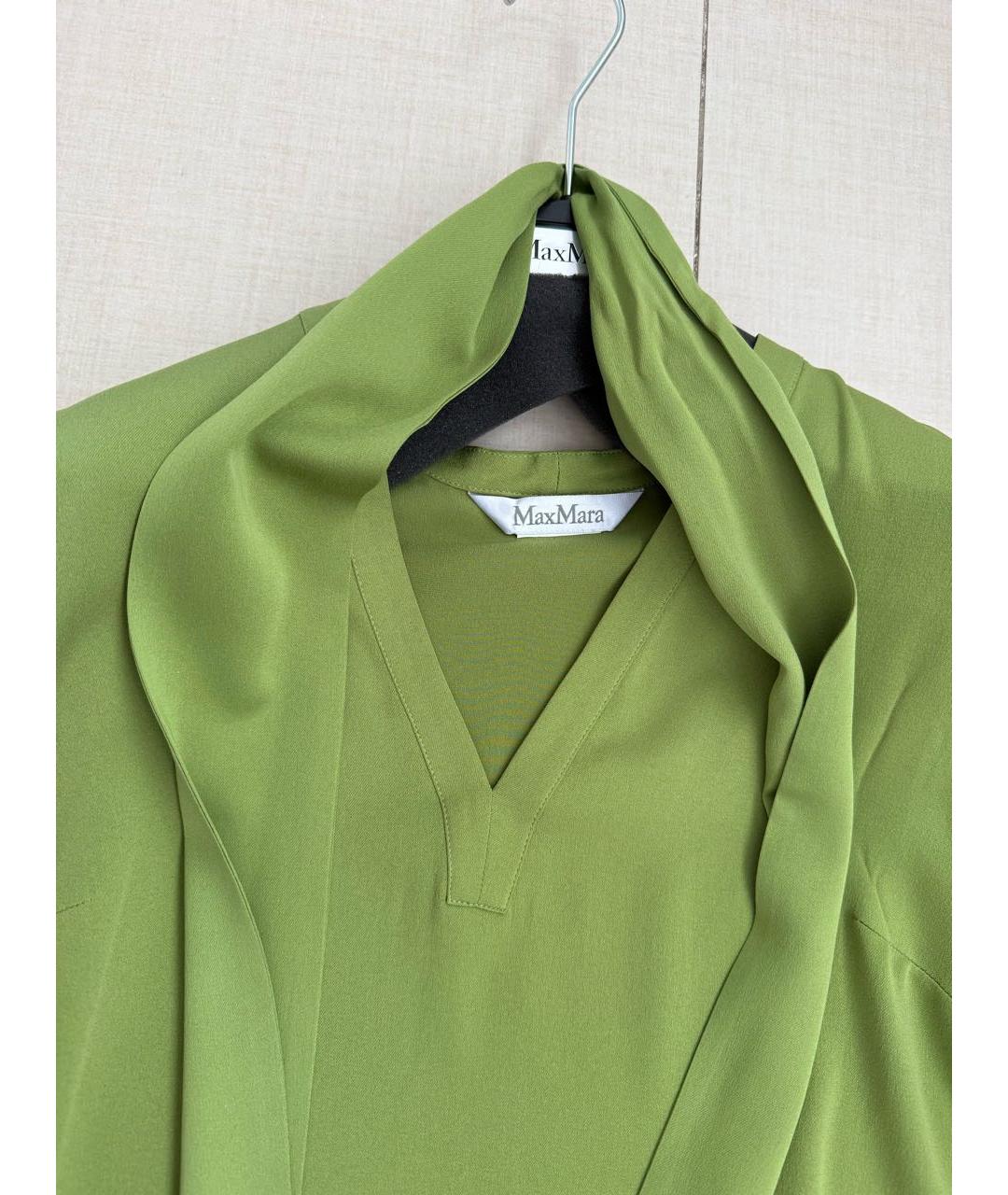 MAX MARA Зеленая блузы, фото 3