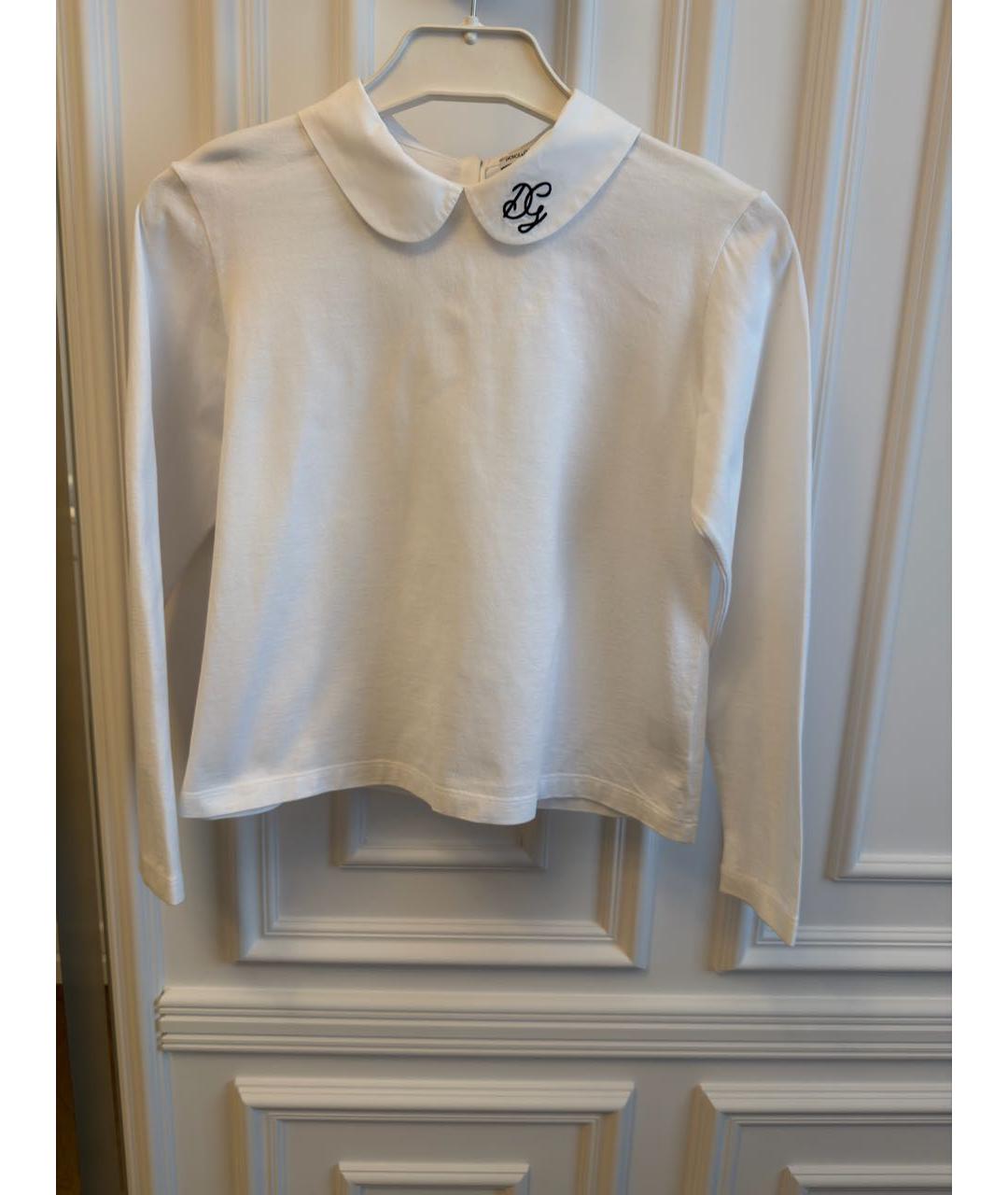 DOLCE&GABBANA Белая хлопковая рубашка/блузка, фото 6