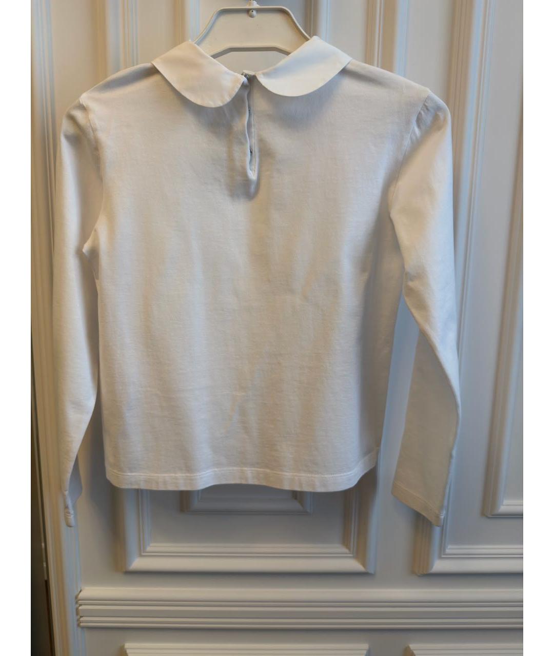 DOLCE&GABBANA Белая хлопковая рубашка/блузка, фото 2