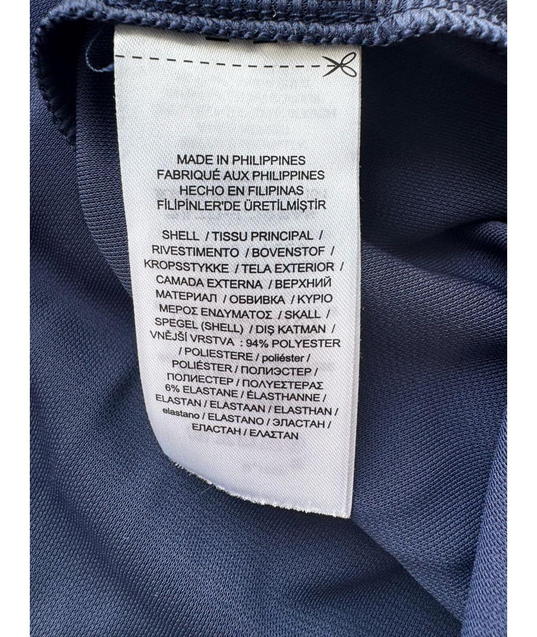 RALPH LAUREN Темно-синяя полиэстеровая блузы, фото 6