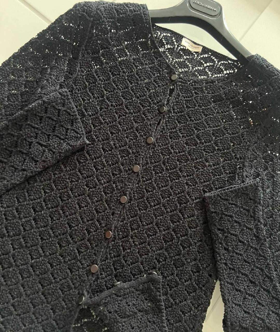 SAINT LAURENT Черный джемпер / свитер, фото 3