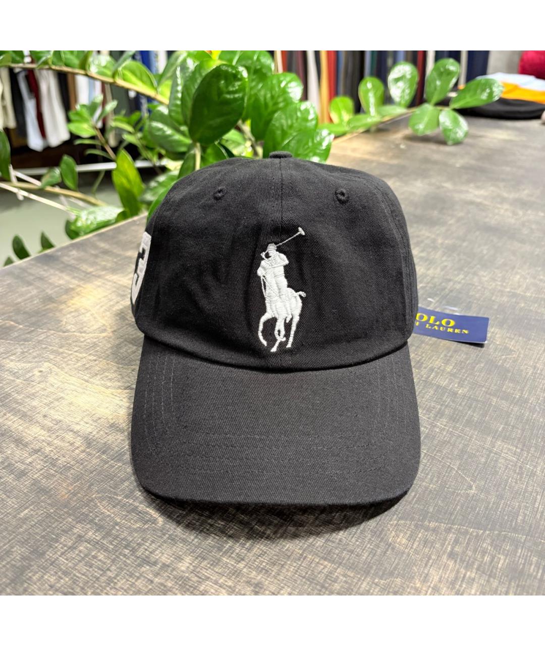 POLO RALPH LAUREN Черная хлопковая кепка/бейсболка, фото 7