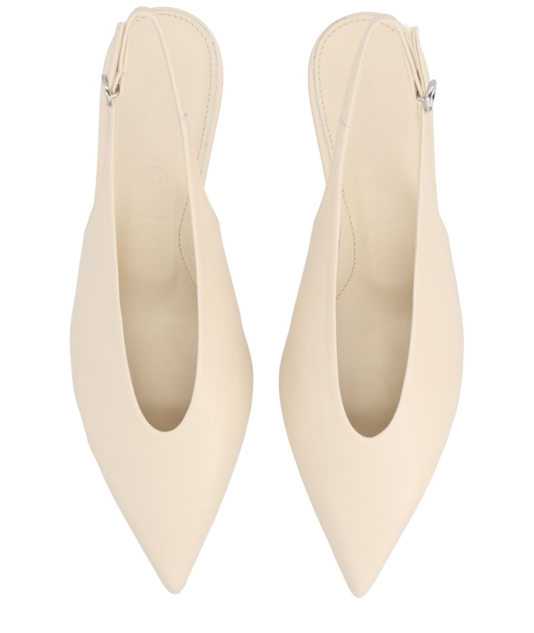 AEYDE Белые кожаные туфли, фото 5