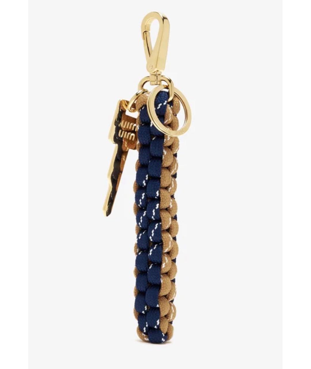 MIU MIU Темно-синий брелок, фото 2